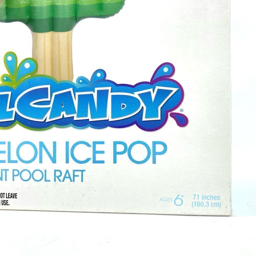 Pool Candy Watermelon Ice Pop Giant Pool Raft Float - Picture 2 of 5